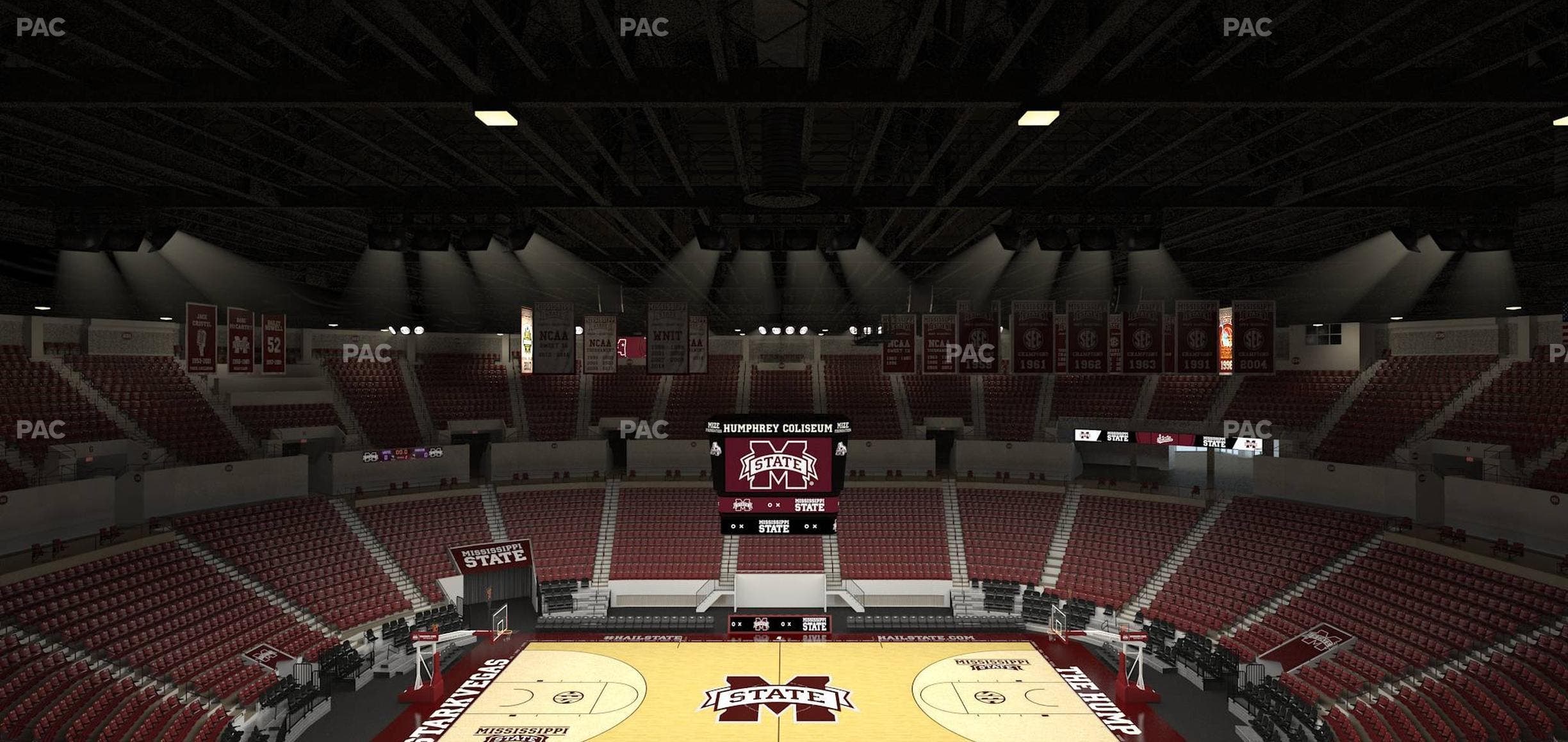 Humphrey Coliseum - Section 210 Seat View