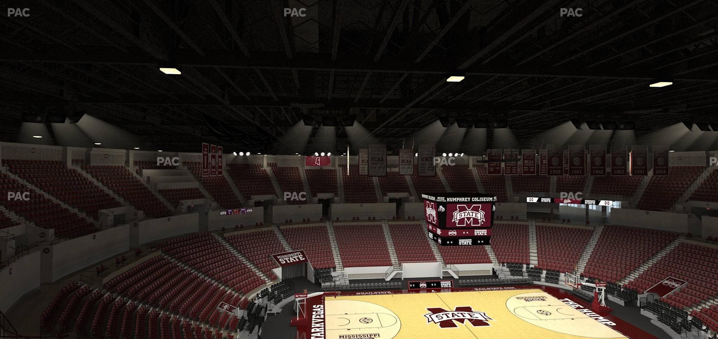 Humphrey Coliseum - Section 212 Seat View