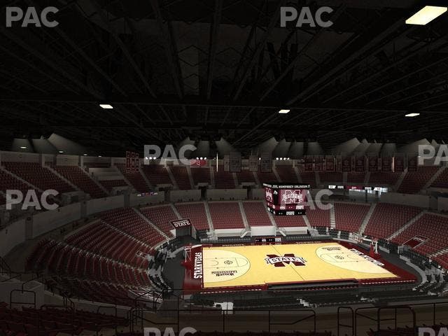 Humphrey Coliseum - Section 212 Seat View