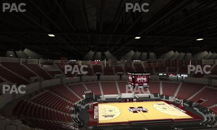 Humphrey Coliseum - Section 212 Seat View