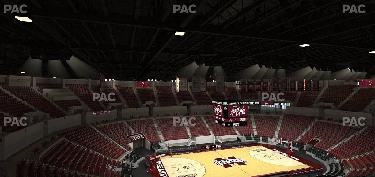Humphrey Coliseum - Section 213 Seat View