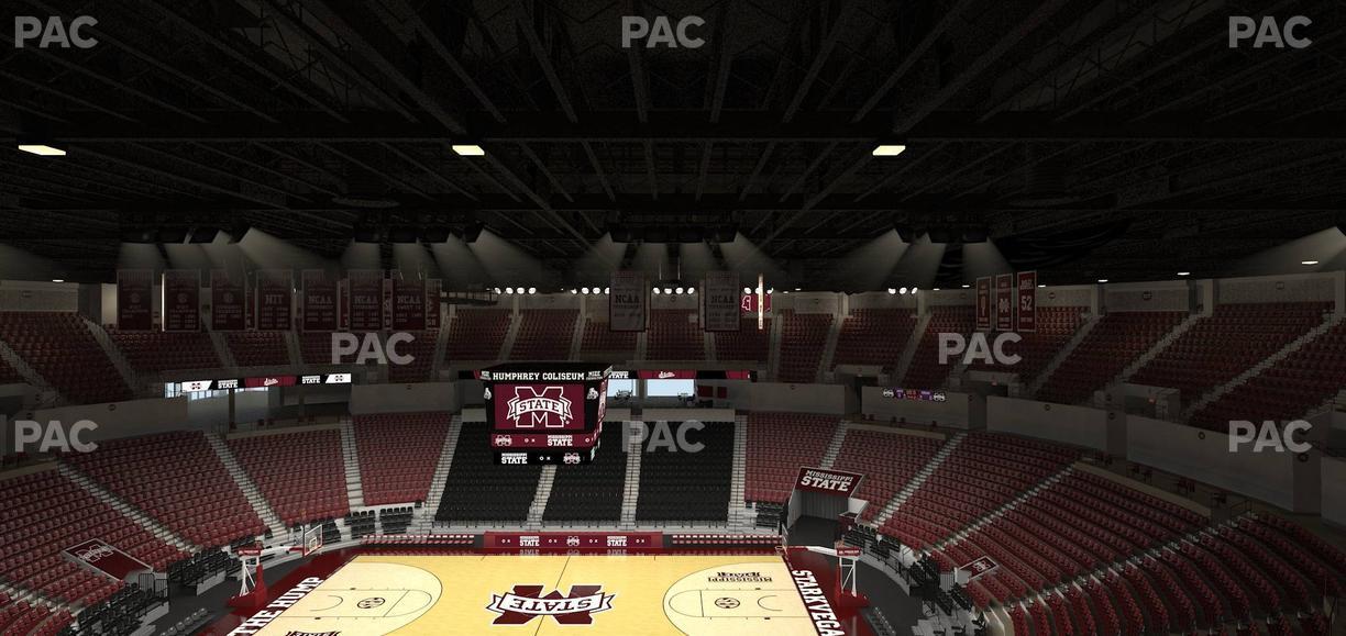 Humphrey Coliseum - Section 227 Seat View