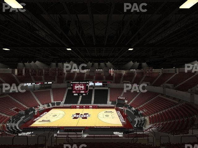 Humphrey Coliseum - Section 227 Seat View
