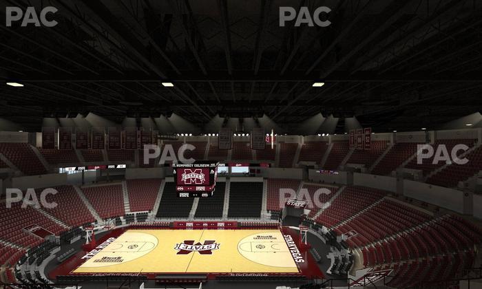 Humphrey Coliseum - Section 227 Seat View