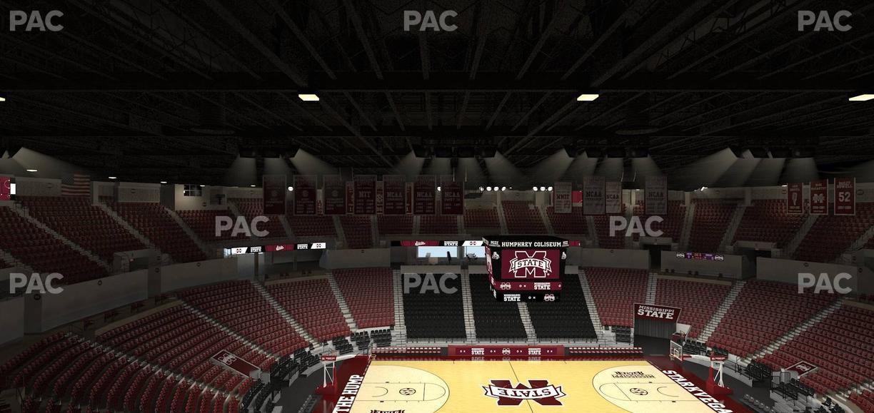 Humphrey Coliseum - Section 229 Seat View