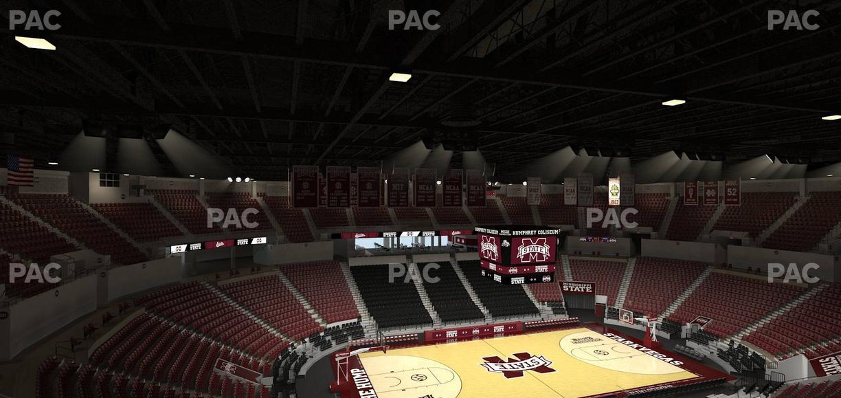 Humphrey Coliseum - Section 231 Seat View