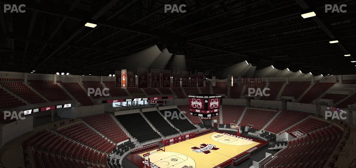 Humphrey Coliseum - Section 233 Seat View