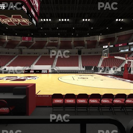 Humphrey Coliseum - Section Club 105 Seat View