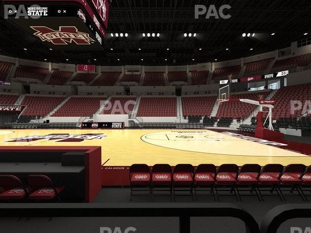 Humphrey Coliseum - Section Club 105 Seat View