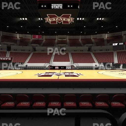 Humphrey Coliseum - Section Club 106 Seat View