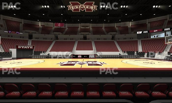 Humphrey Coliseum - Section Club 106 Seat View