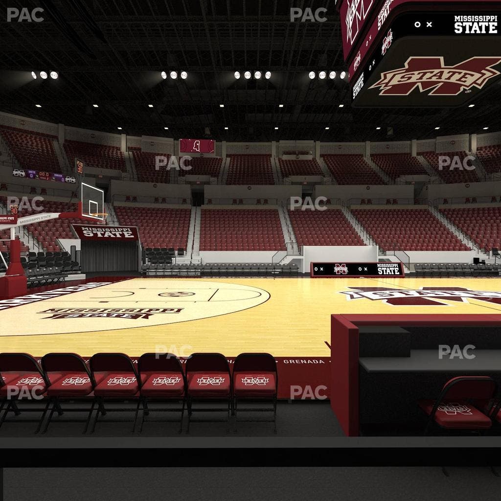 Humphrey Coliseum - Section Club 107 Seat View