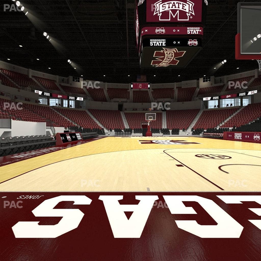 Humphrey Coliseum - Section Courtside 110 Seat View