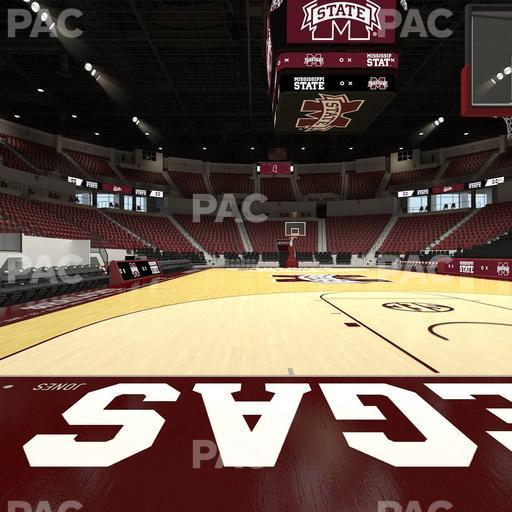 Humphrey Coliseum - Section Courtside 110 Seat View