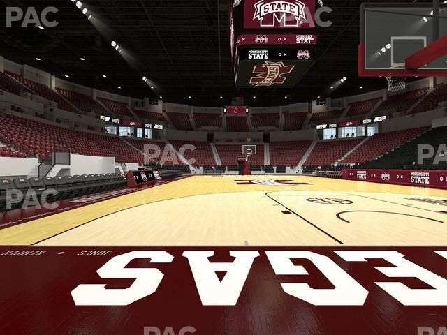 Humphrey Coliseum - Section Courtside 110 Seat View