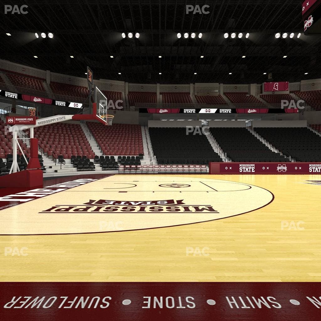Humphrey Coliseum - Section Courtside 117 Seat View