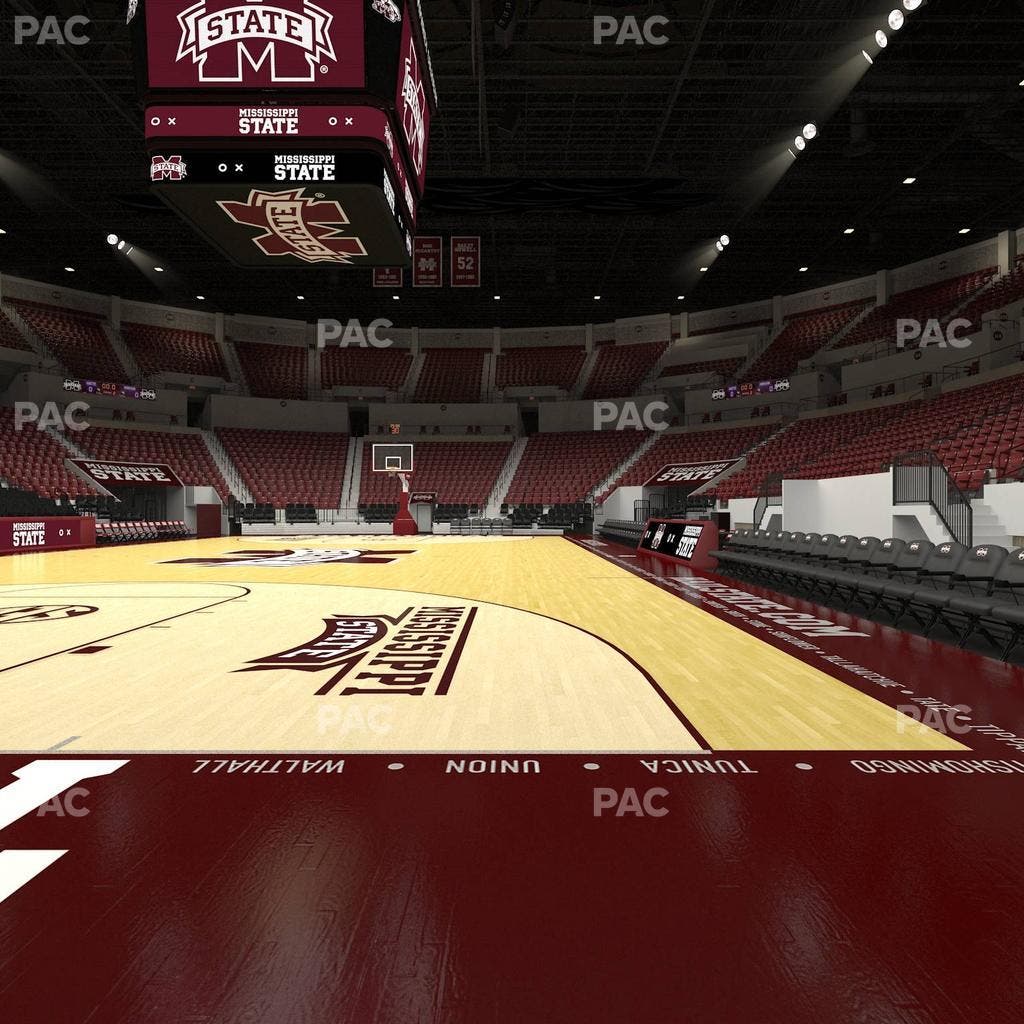 Humphrey Coliseum - Section Courtside 120 Seat View