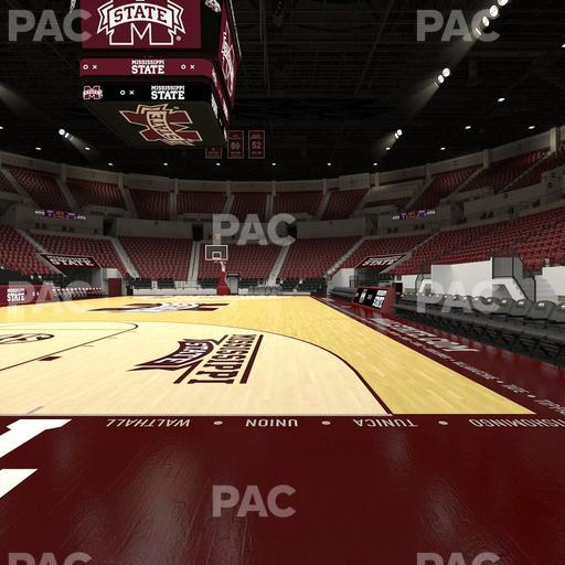 Humphrey Coliseum - Section Courtside 120 Seat View