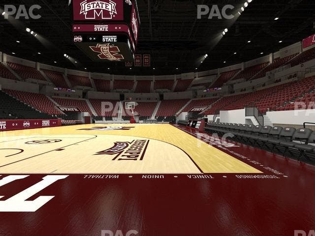 Humphrey Coliseum - Section Courtside 120 Seat View