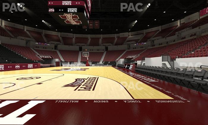 Humphrey Coliseum - Section Courtside 120 Seat View