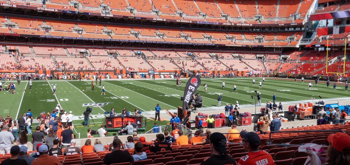 Huntington Bank Field - Section 106 Terrace Seat View