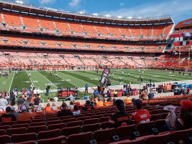 Huntington Bank Field - Section 106 Terrace Seat View