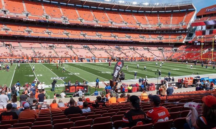 Huntington Bank Field - Section 106 Terrace Seat View