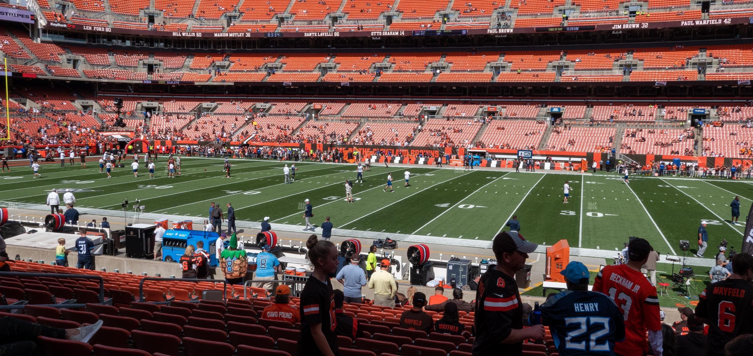 Huntington Bank Field - Section Field 10 Seat View