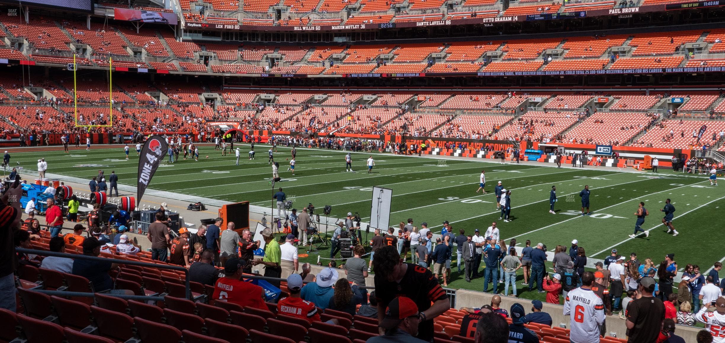 Huntington Bank Field - Section Field 12 Seat View
