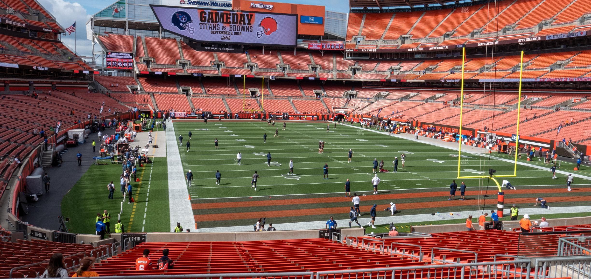 Huntington Bank Field - Section Field 18 Seat View