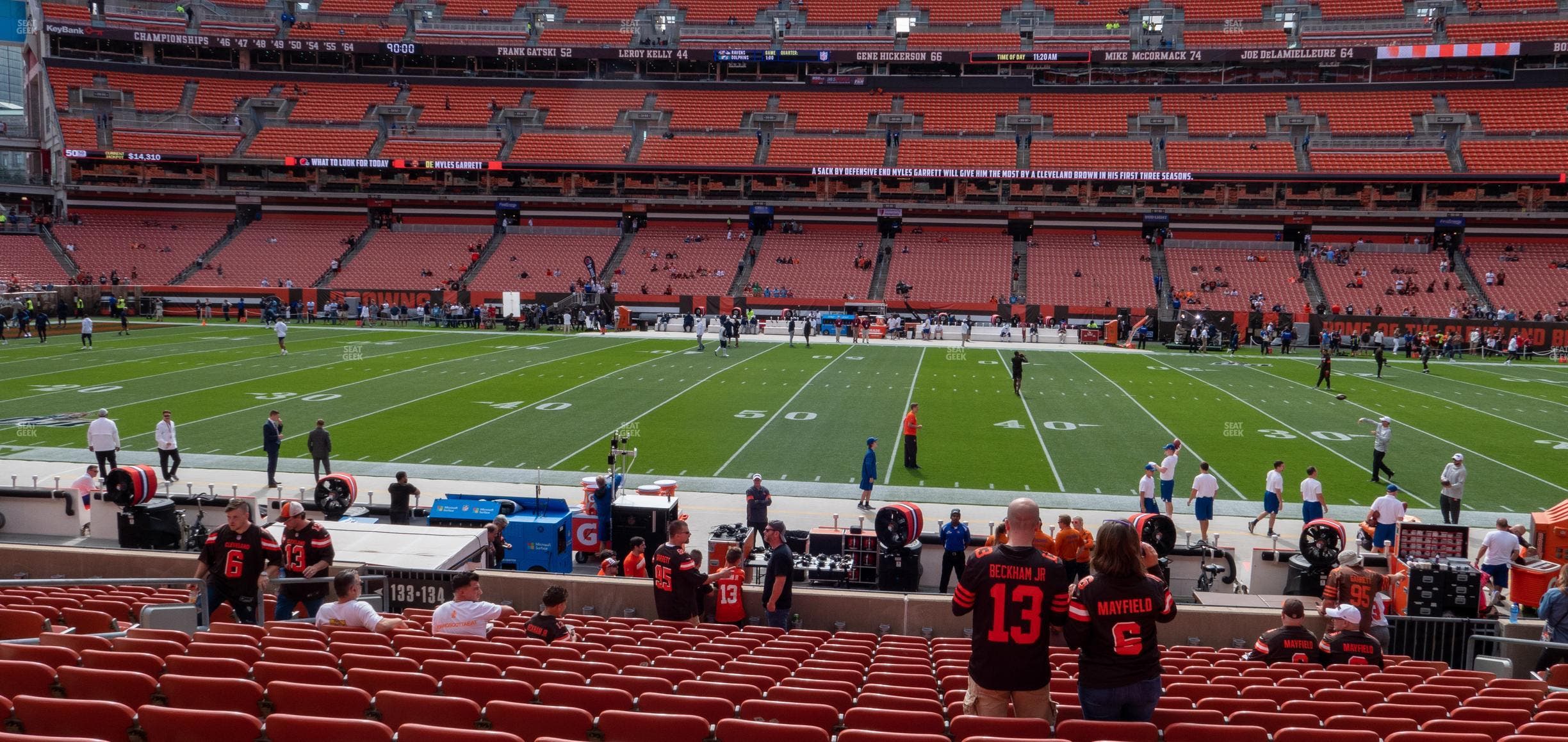 Huntington Bank Field - Section Field 34 Seat View