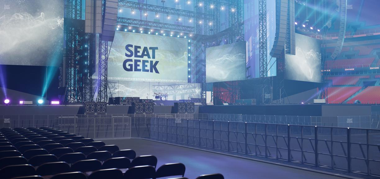 Huntington Bank Field - Section Floor A 4 Seat View