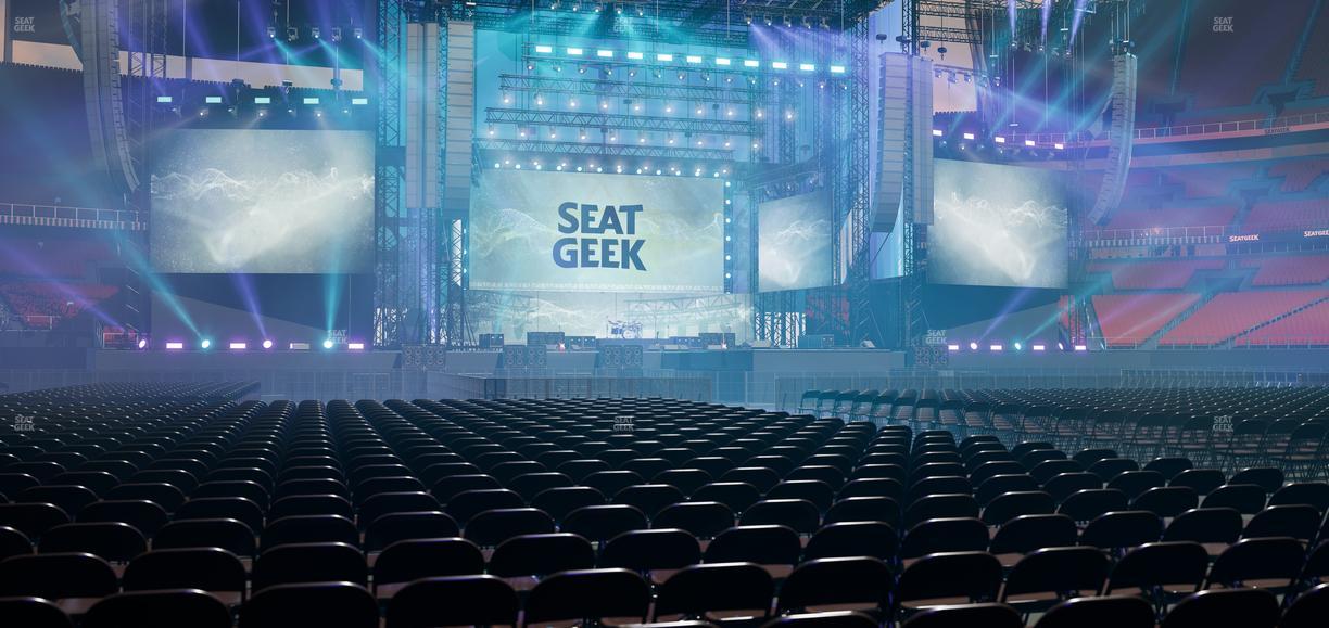 Huntington Bank Field - Section Floor B 4 Seat View