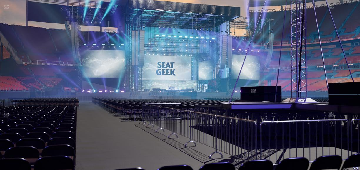 Huntington Bank Field - Section Floor C 5 Seat View