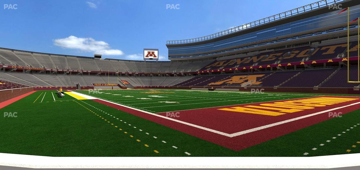 Huntington Bank Stadium - Section 101 Seat View