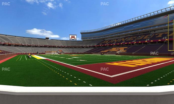 Huntington Bank Stadium - Section 101 Seat View