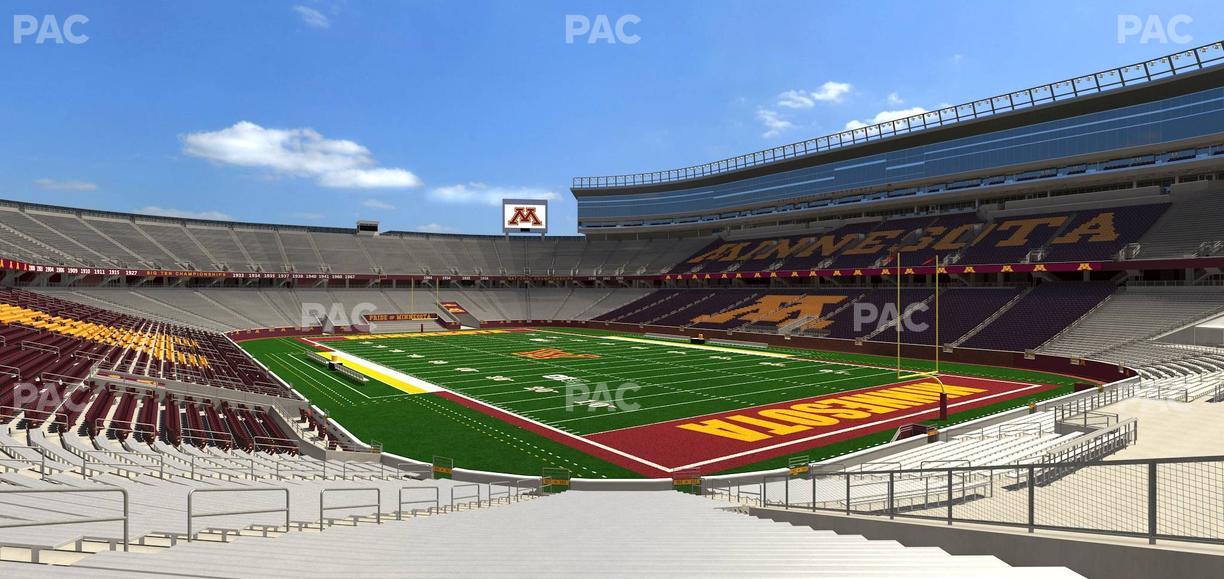 Huntington Bank Stadium - Section 101 Seat View