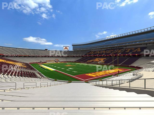 Huntington Bank Stadium - Section 101 Seat View Huntington Bank Stadium - Section 101 Seat View