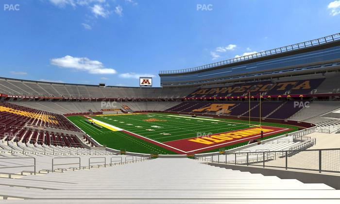 Huntington Bank Stadium - Section 101 Seat View