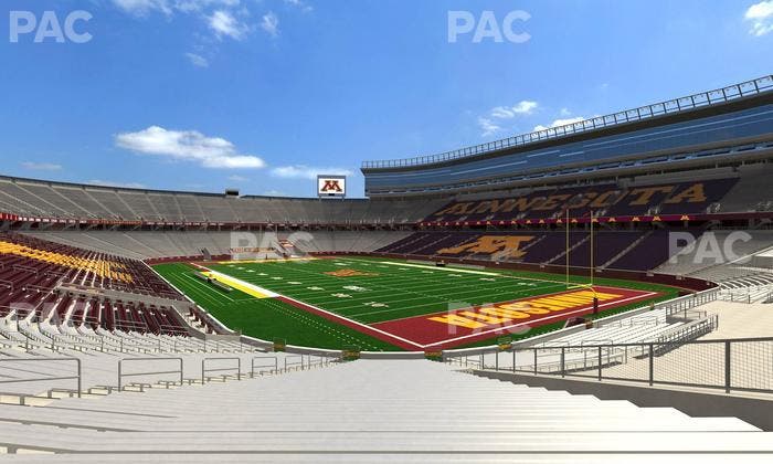 Huntington Bank Stadium - Section 101 Seat View