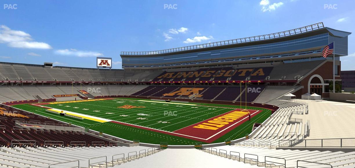 Huntington Bank Stadium - Section 103 Seat View