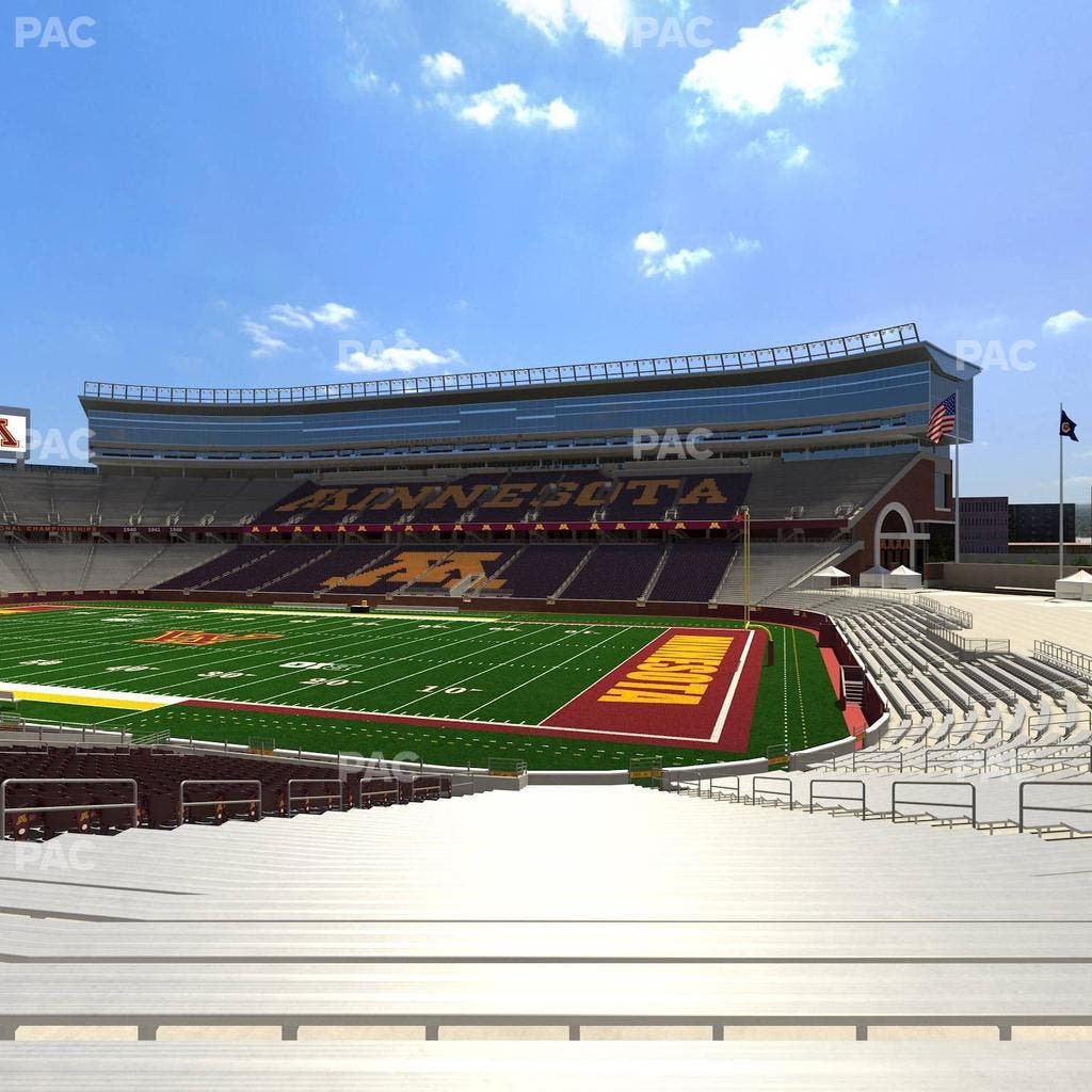 Huntington Bank Stadium - Section 105 Seat View