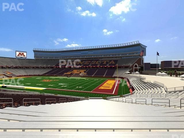 Huntington Bank Stadium - Section 105 Seat View