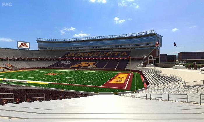 Huntington Bank Stadium - Section 105 Seat View