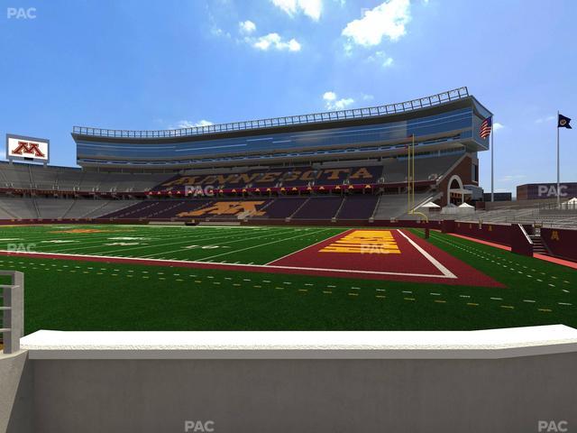 Huntington Bank Stadium - Section 105 Seat View