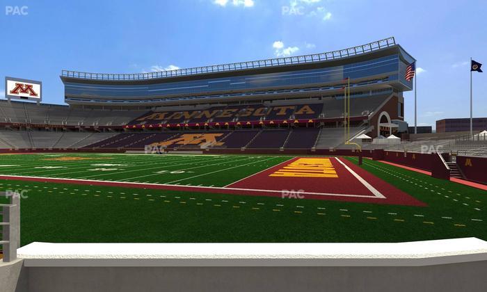 Huntington Bank Stadium - Section 105 Seat View