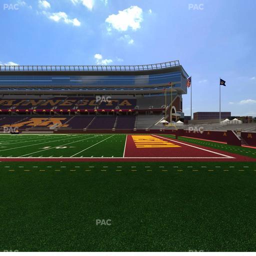 Huntington Bank Stadium - Section 107 Seat View