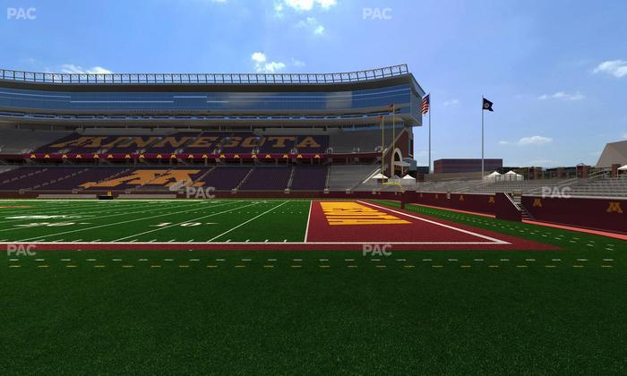 Huntington Bank Stadium - Section 107 Seat View