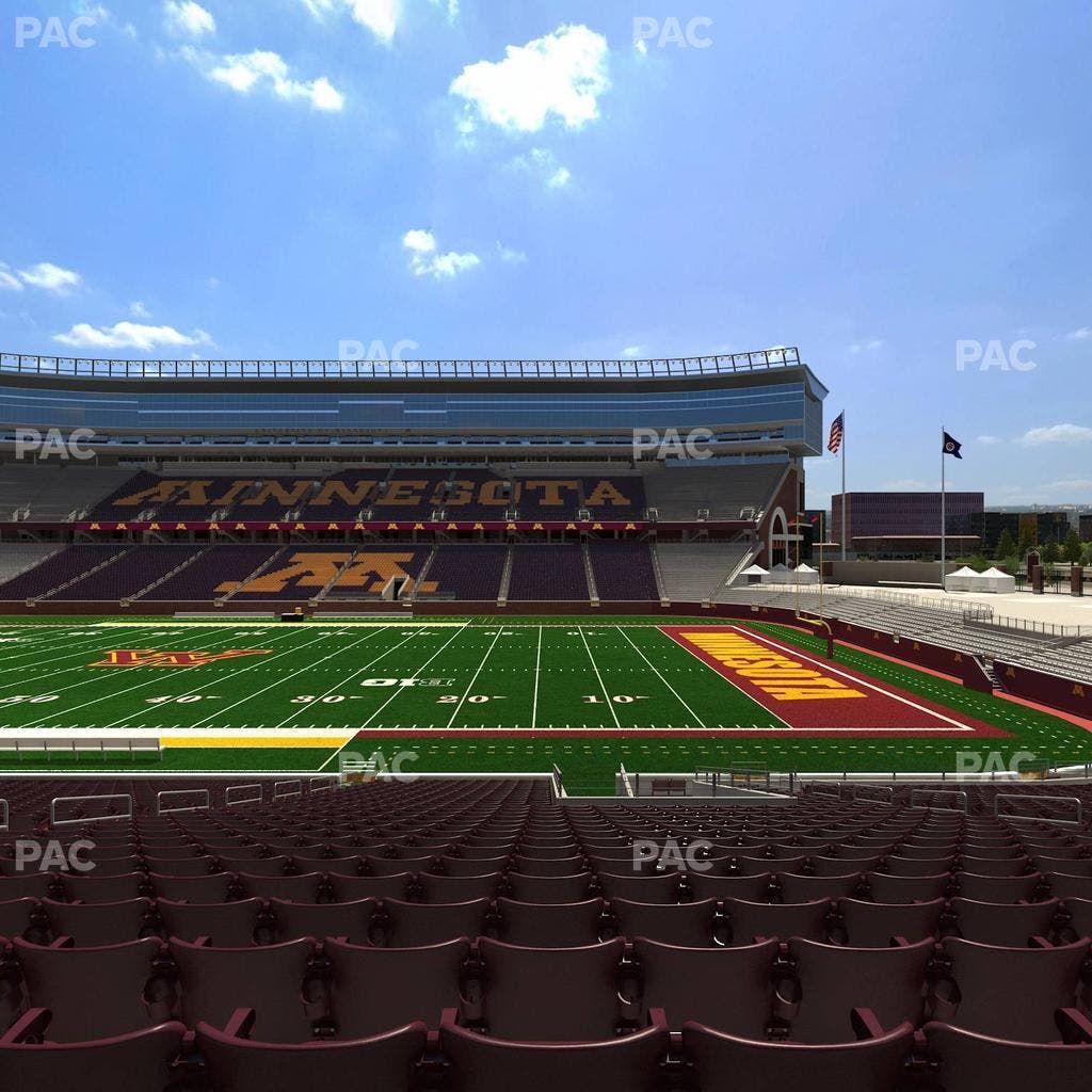 Huntington Bank Stadium - Section 108 Seat View