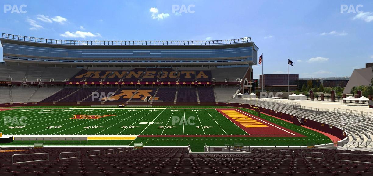 Huntington Bank Stadium - Section 108 Seat View